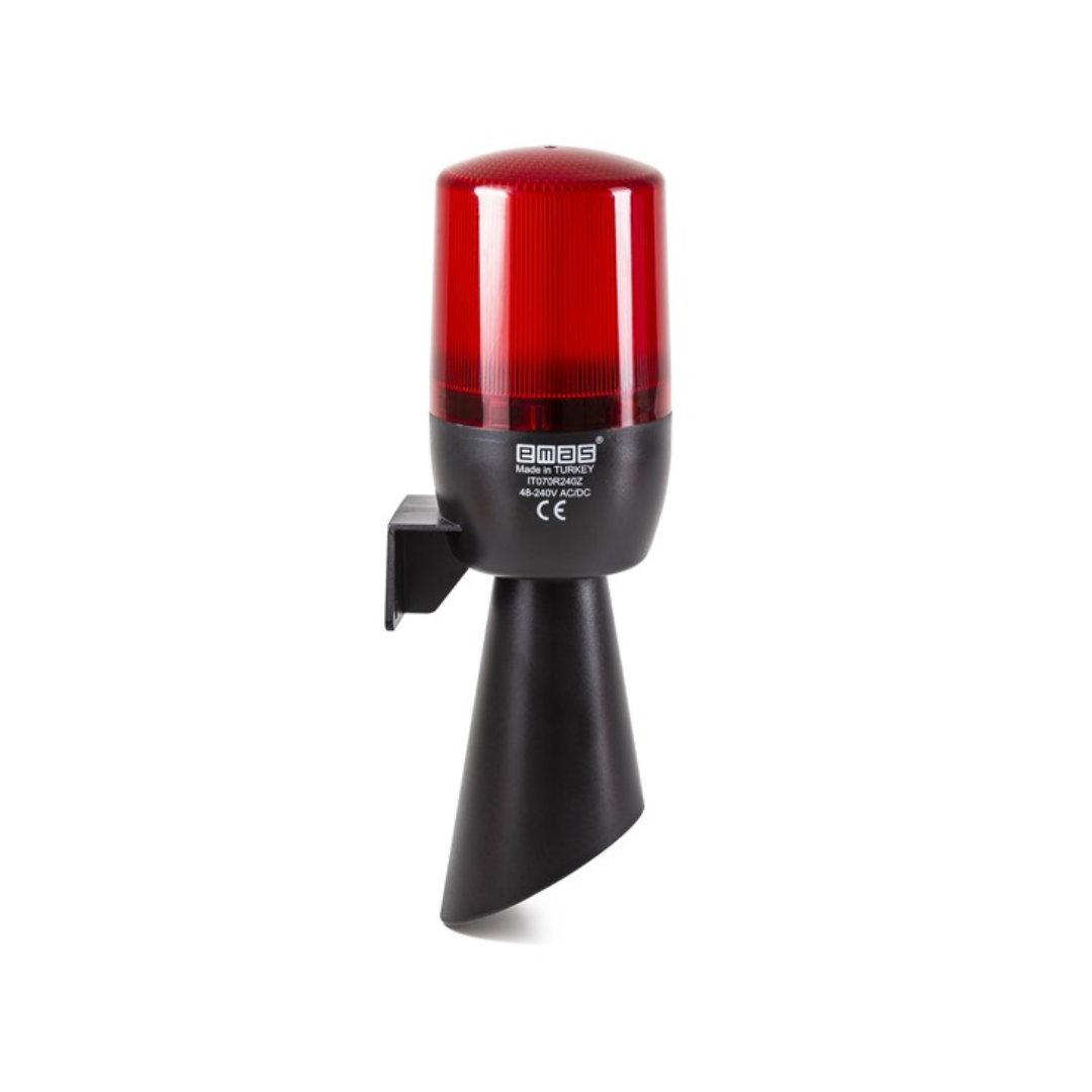 SIRENA CON LUZ LED ROJA – R. C. TEISA, S.A.